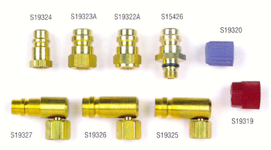 R-134a retrofit fittings